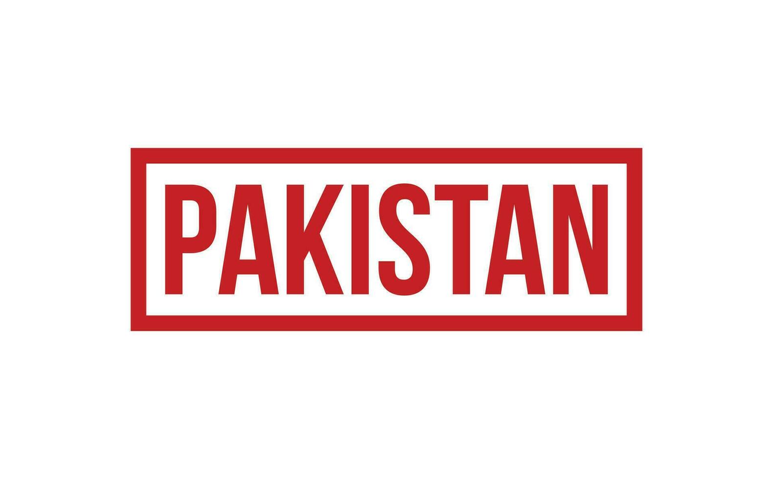 Pakistan rubber postzegel zegel vector