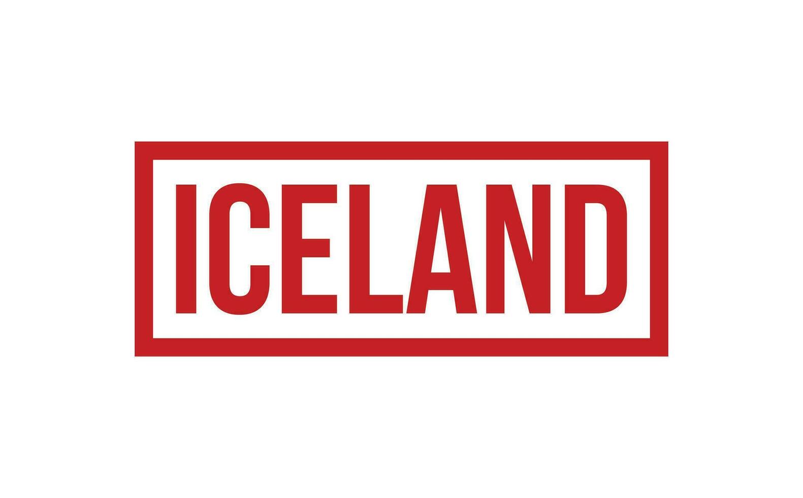 IJsland rubber postzegel zegel vector