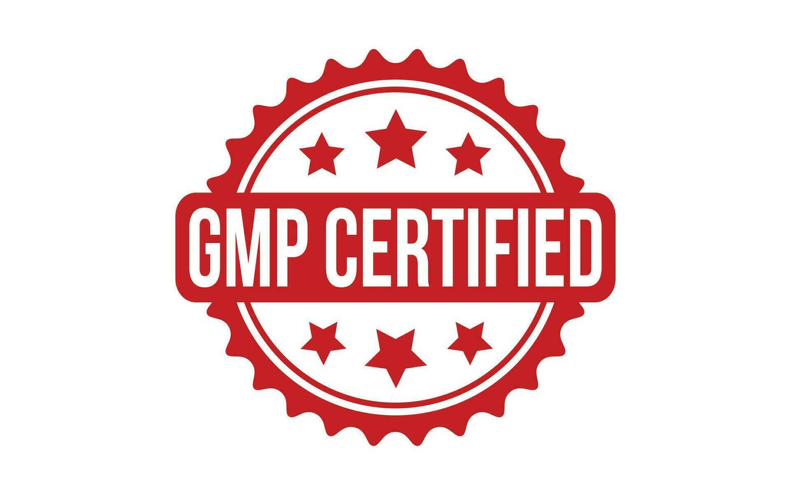 gmp gecertificeerd rubber grunge postzegel zegel vector