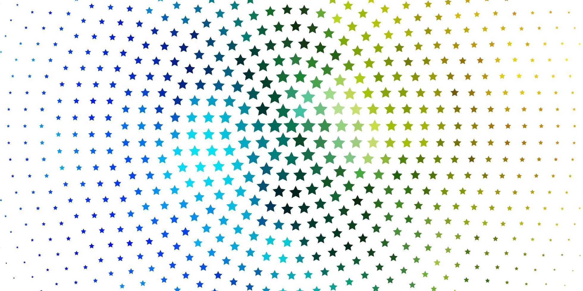 licht blauw groen vector sjabloon met neon sterren moderne geometrische abstracte illustratie met sterren ontwerp voor uw zakelijke promotie