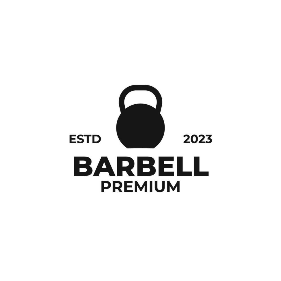 barbell logo ontwerp vector concept illustratie symbool icoon