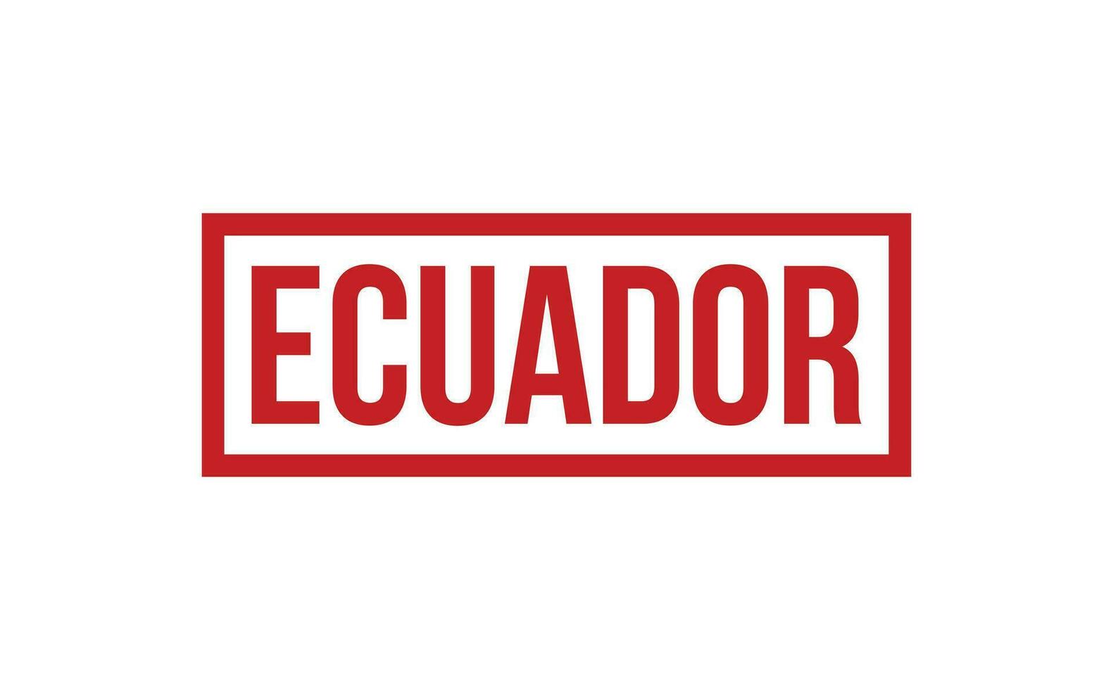 Ecuador rubber postzegel zegel vector