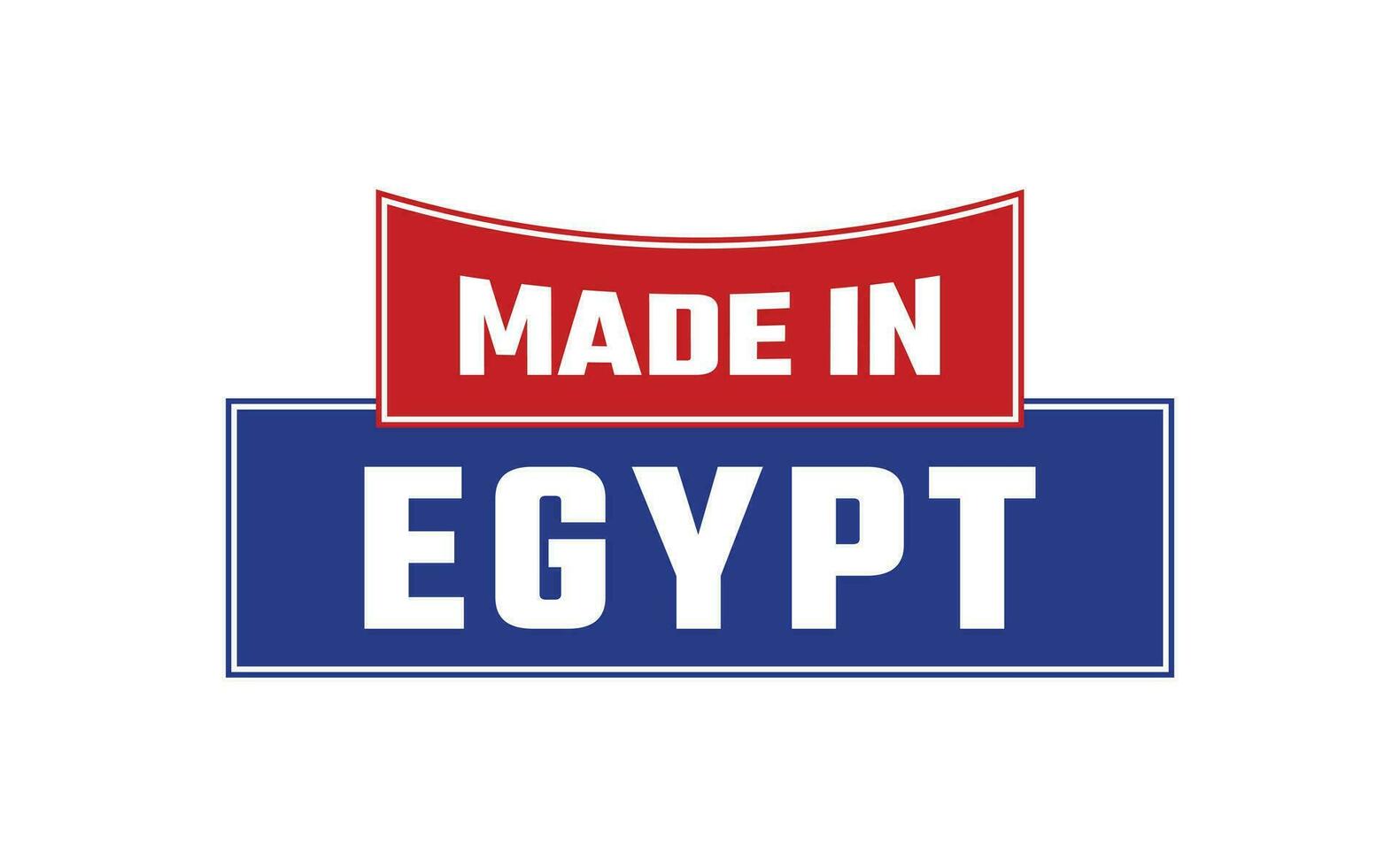 gemaakt in Egypte zegel vector