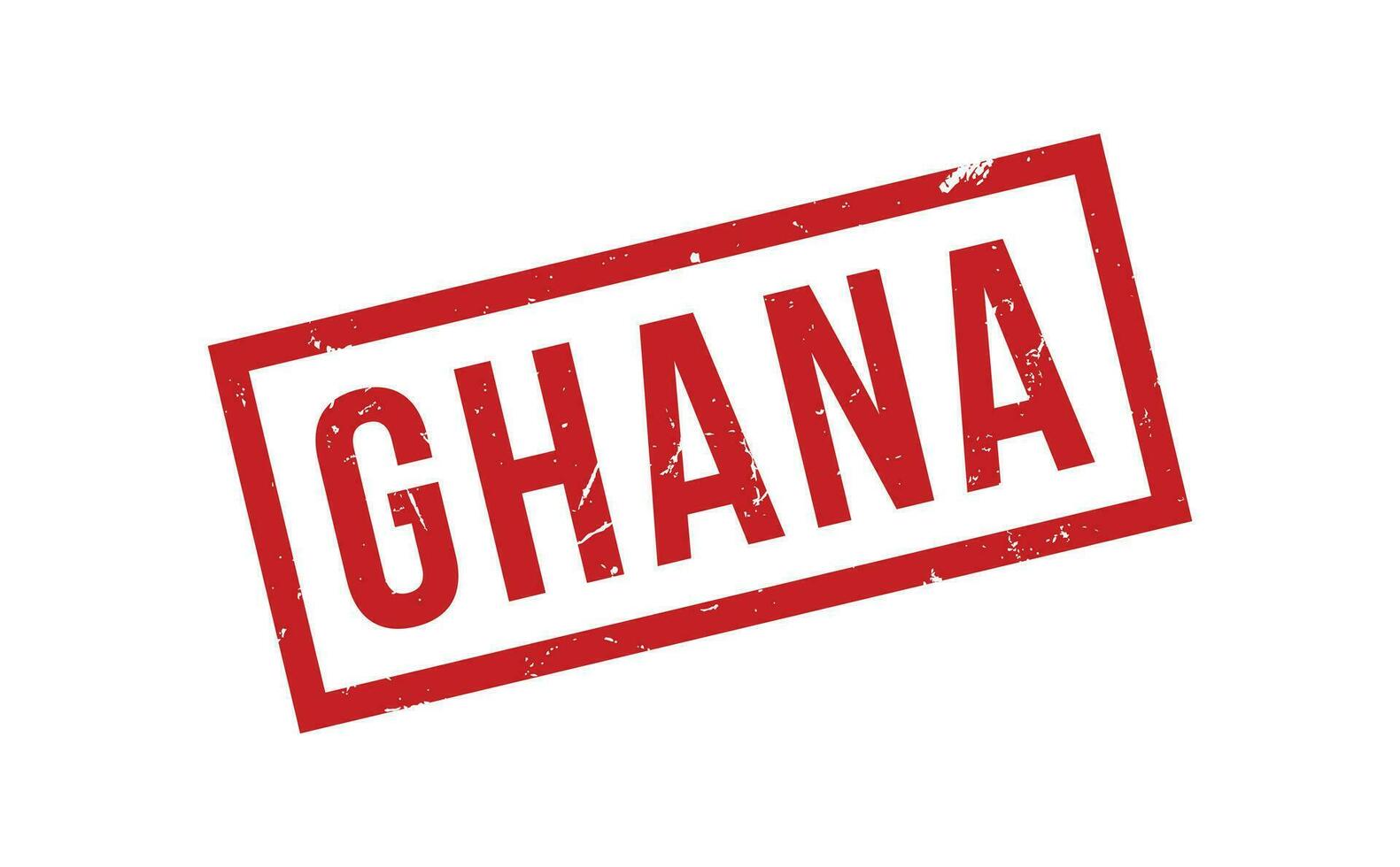 Ghana rubber postzegel zegel vector