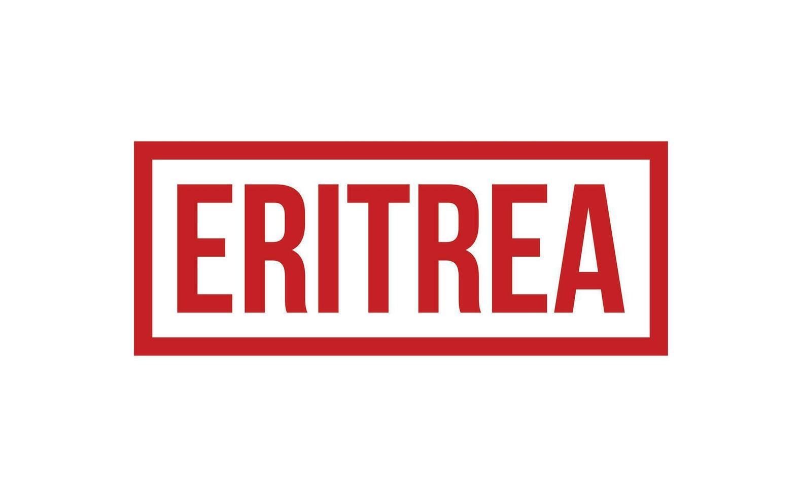 eritrea rubber postzegel zegel vector