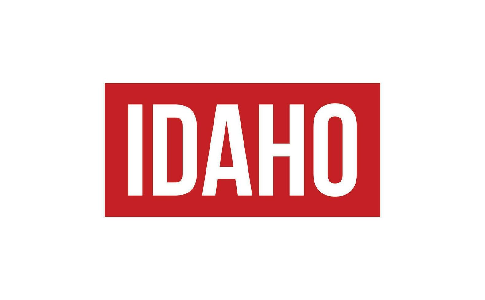 Idaho rubber postzegel zegel vector