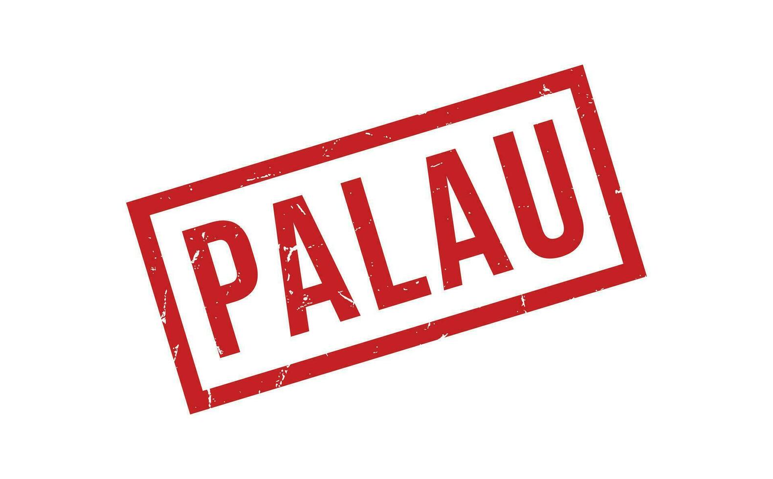 Palau rubber postzegel zegel vector