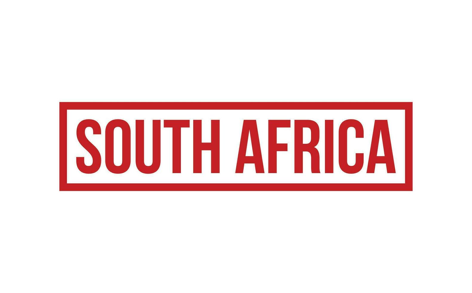 zuiden Afrika rubber postzegel zegel vector
