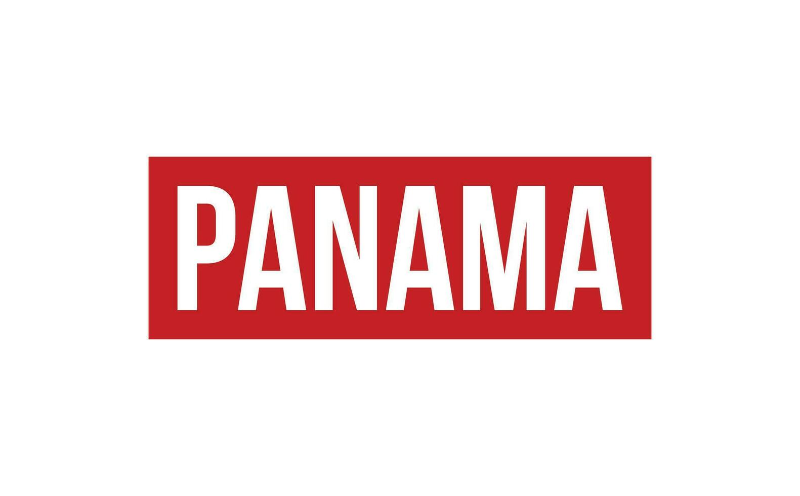Panama rubber postzegel zegel vector