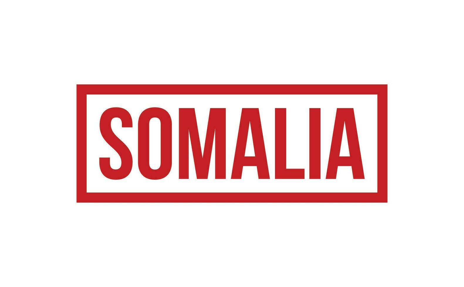 Somalië rubber postzegel zegel vector