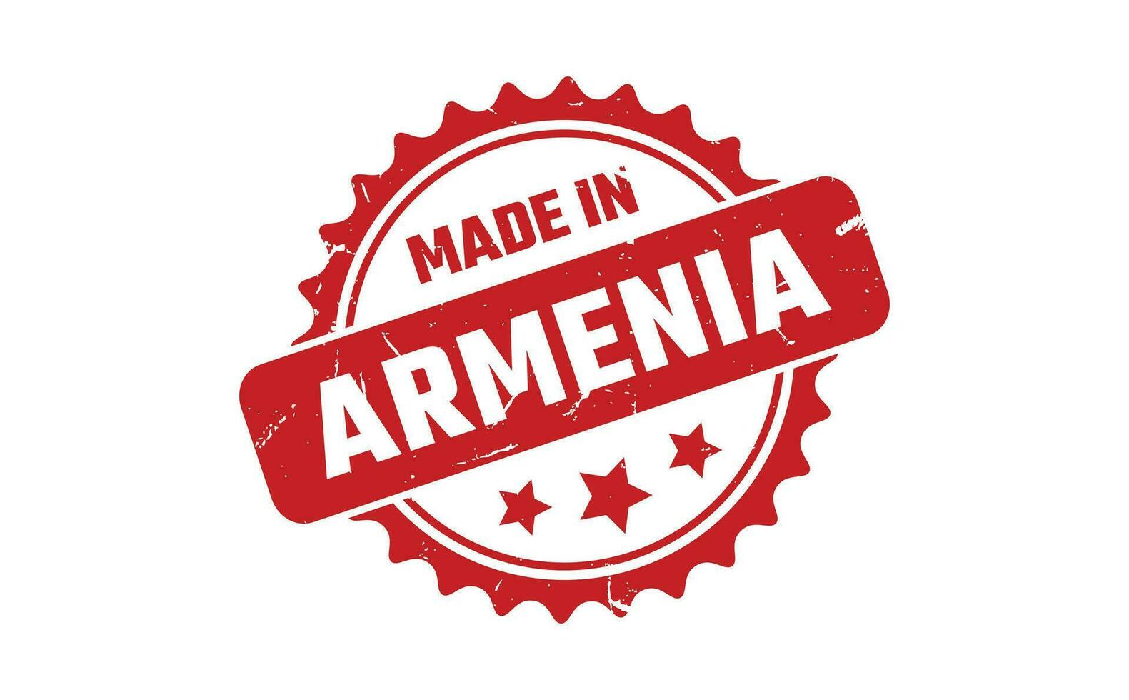 gemaakt in Armenië rubber postzegel vector