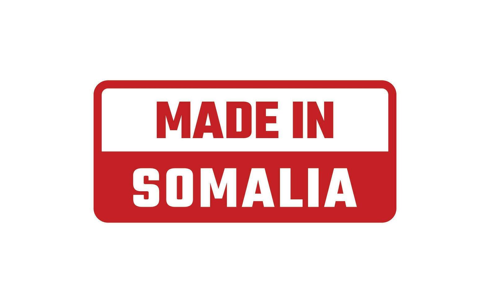 gemaakt in Somalië rubber postzegel vector