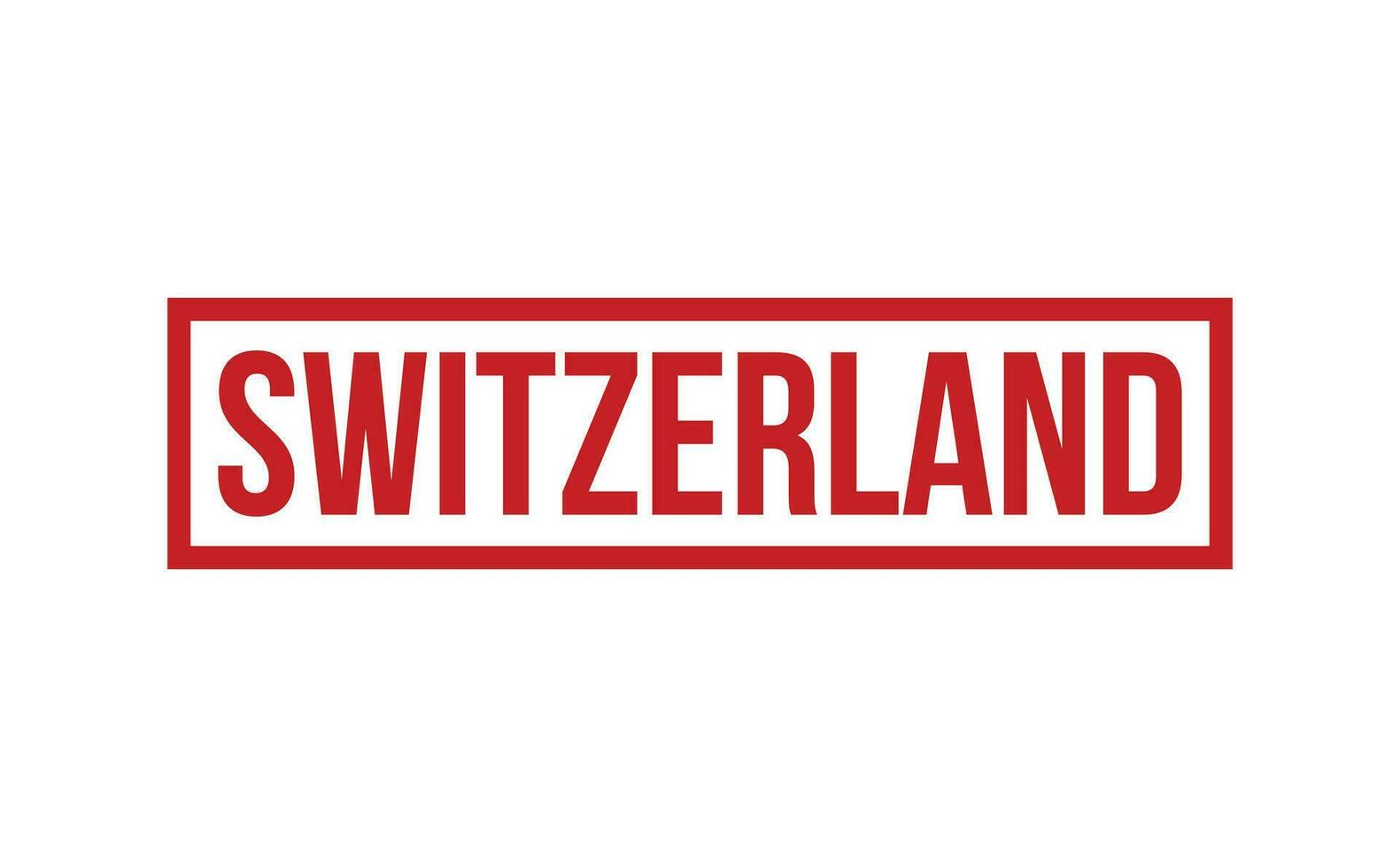 Zwitserland rubber postzegel zegel vector