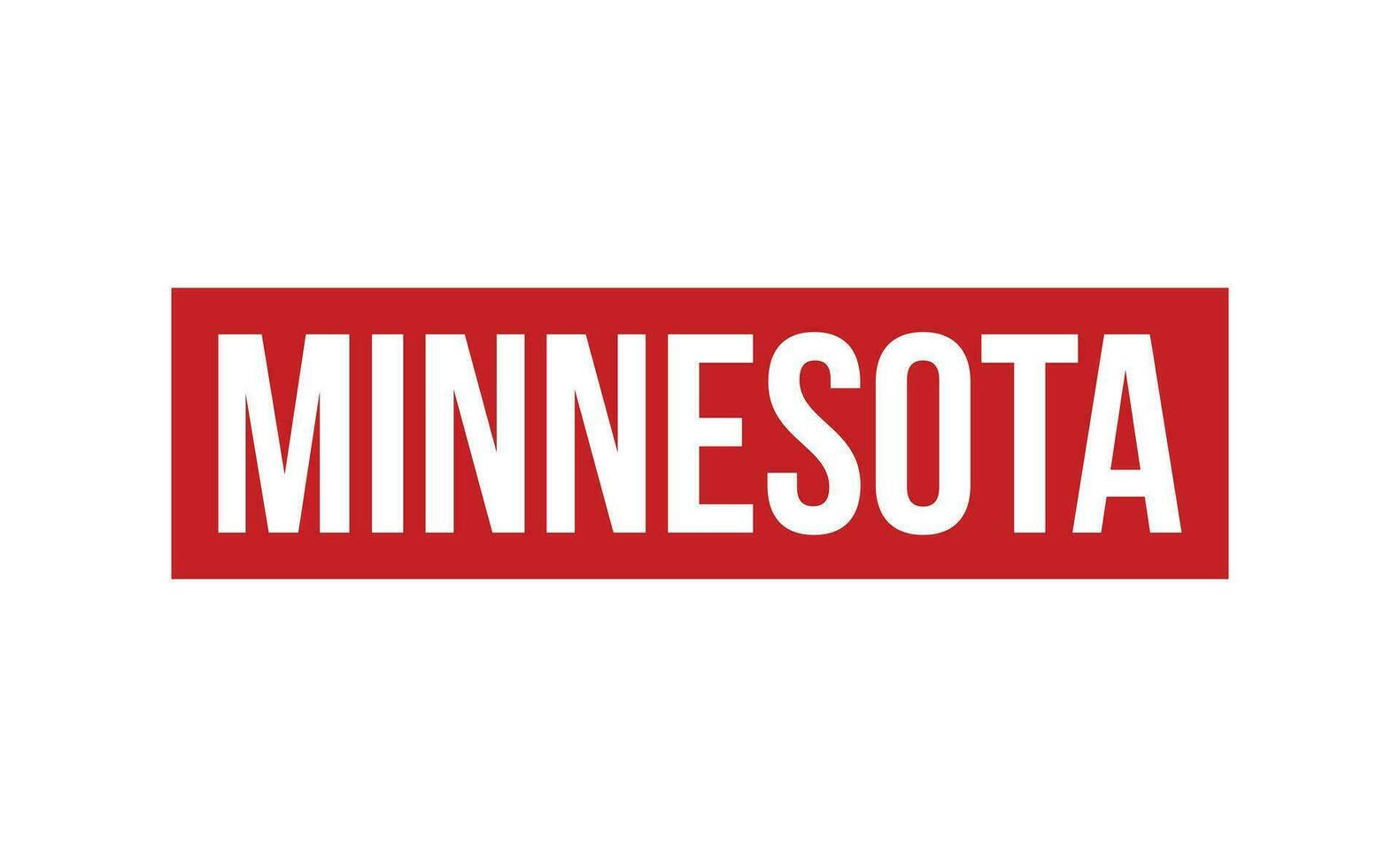 Minnesota rubber postzegel zegel vector