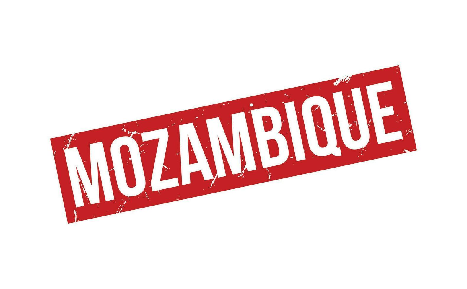 Mozambique rubber postzegel zegel vector