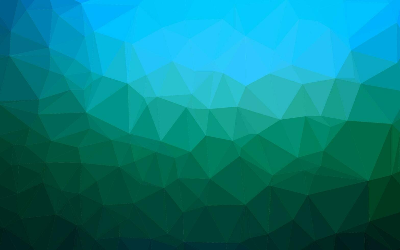 donkerblauw, groen vector wazig driehoekspatroon.