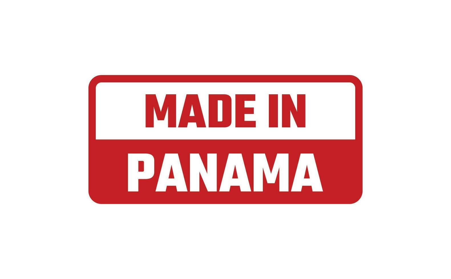 gemaakt in Panama rubber postzegel vector