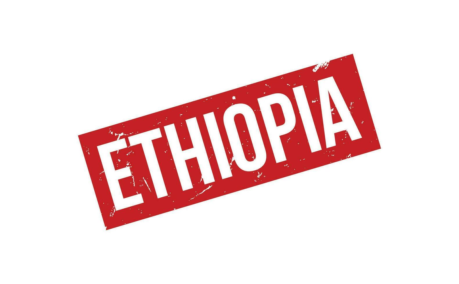 Ethiopië rubber postzegel zegel vector