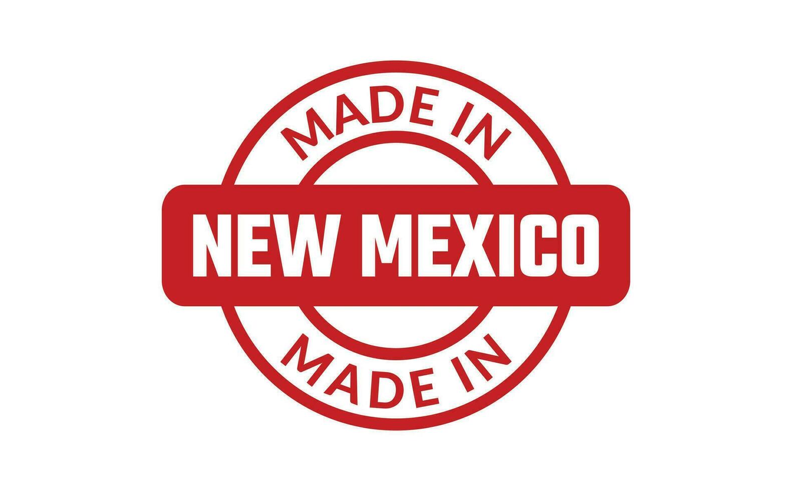 gemaakt in nieuw Mexico rubber postzegel vector