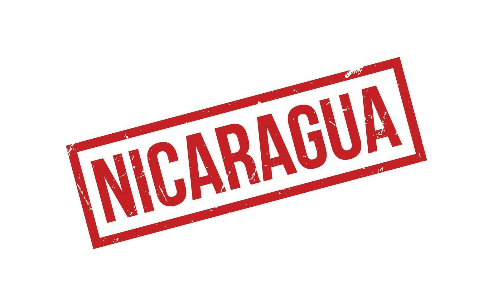 Nicaragua rubber postzegel zegel vector