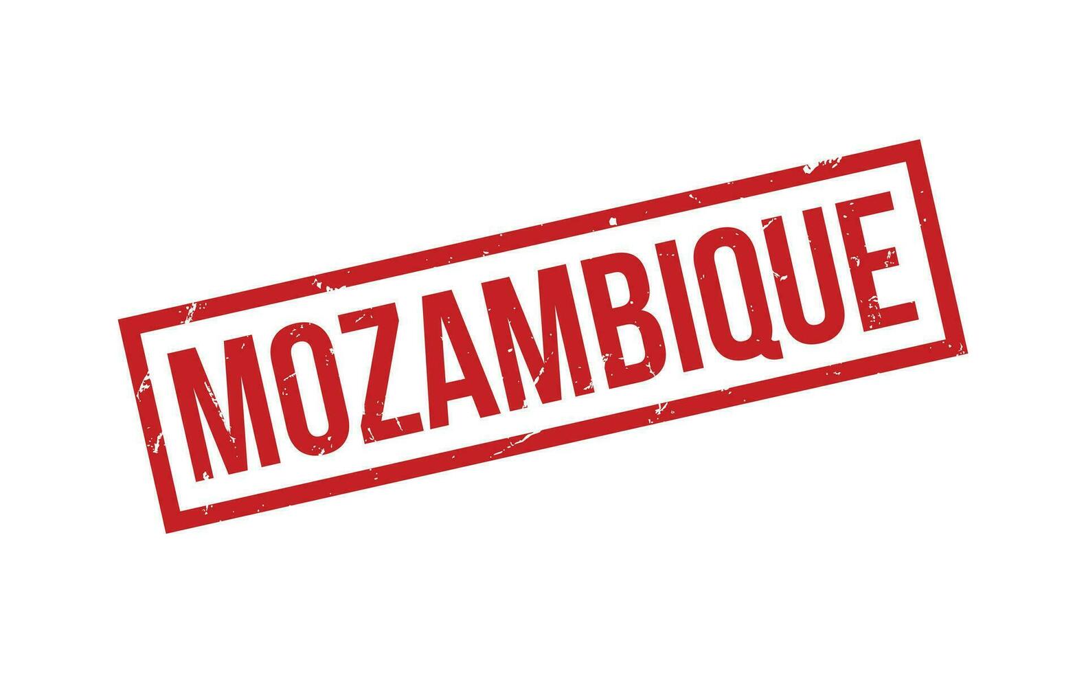 Mozambique rubber postzegel zegel vector