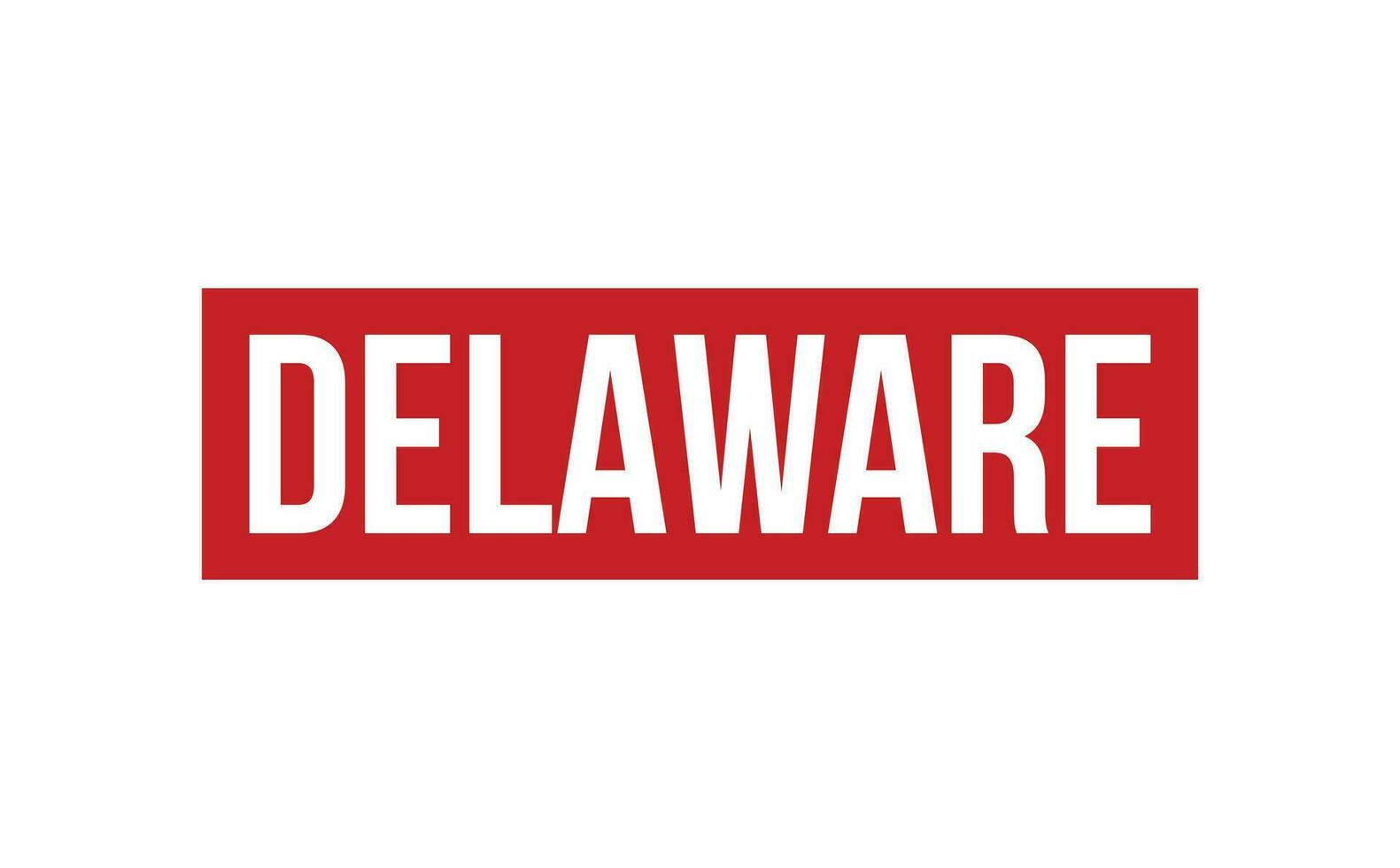 Delaware rubber postzegel zegel vector