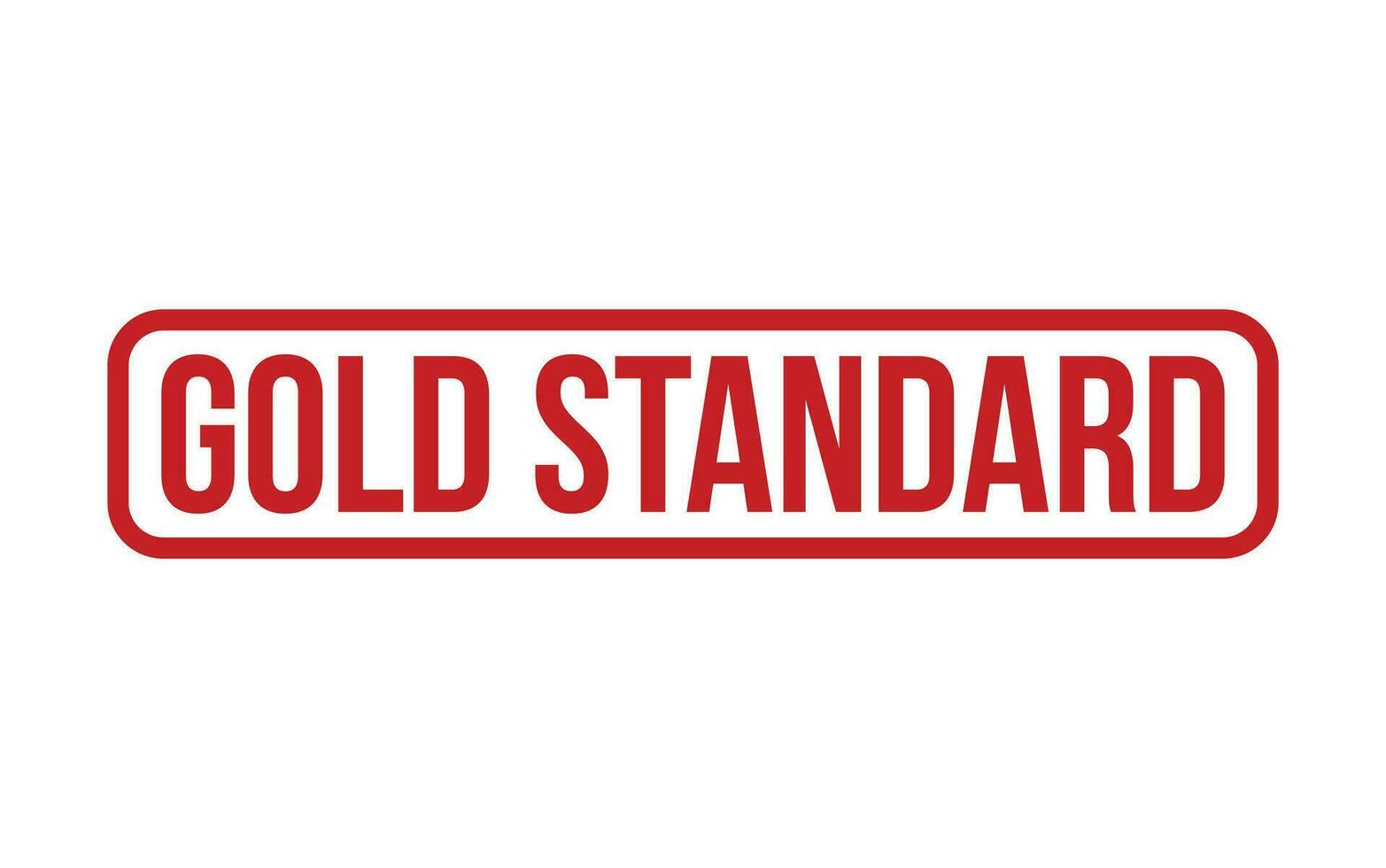 rood goud standaard- rubber postzegel zegel vector