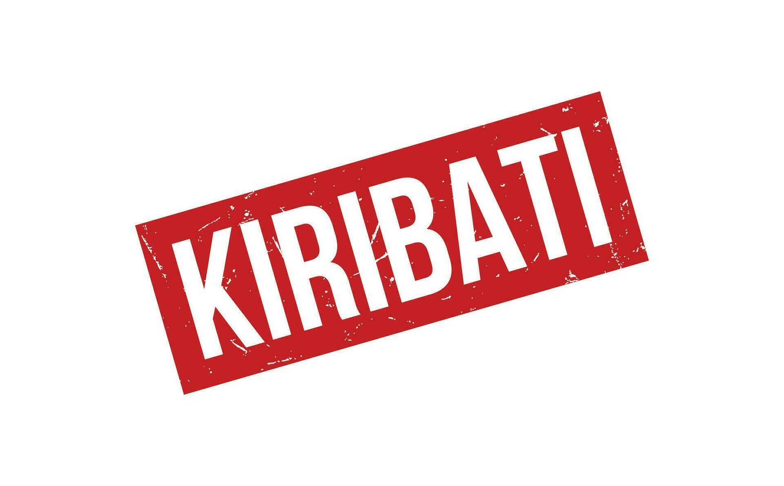 Kiribati rubber postzegel zegel vector