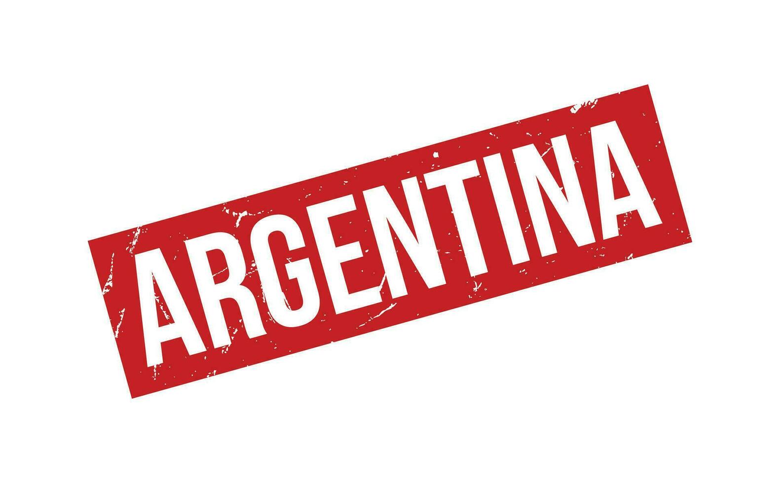 Argentinië rubber postzegel zegel vector