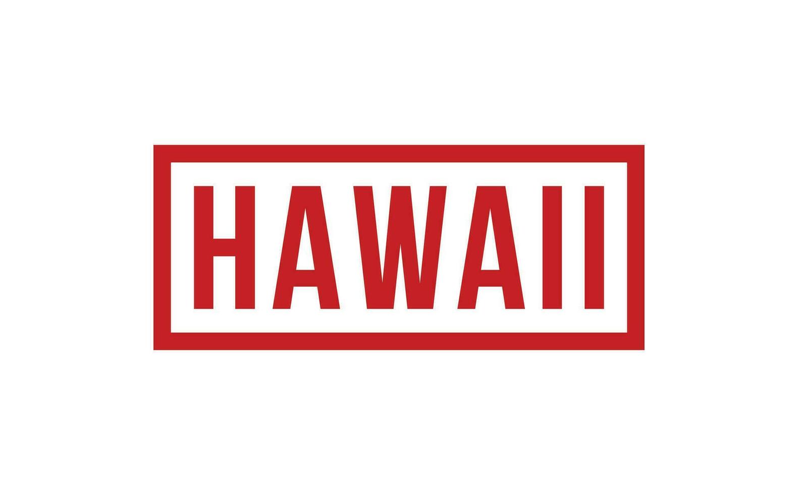 Hawaii rubber postzegel zegel vector