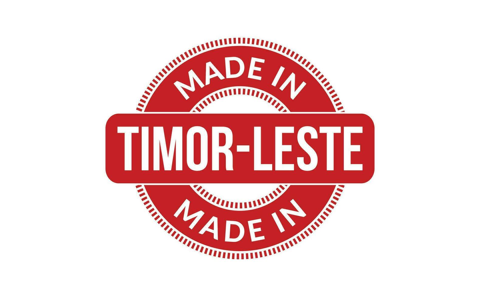 gemaakt in Timor leste rubber postzegel vector