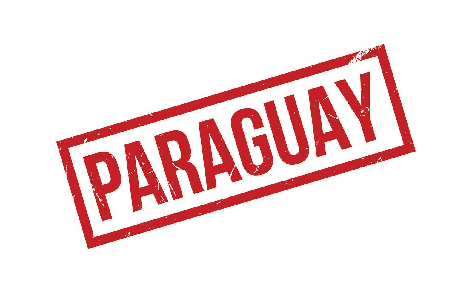 Paraguay rubber postzegel zegel vector