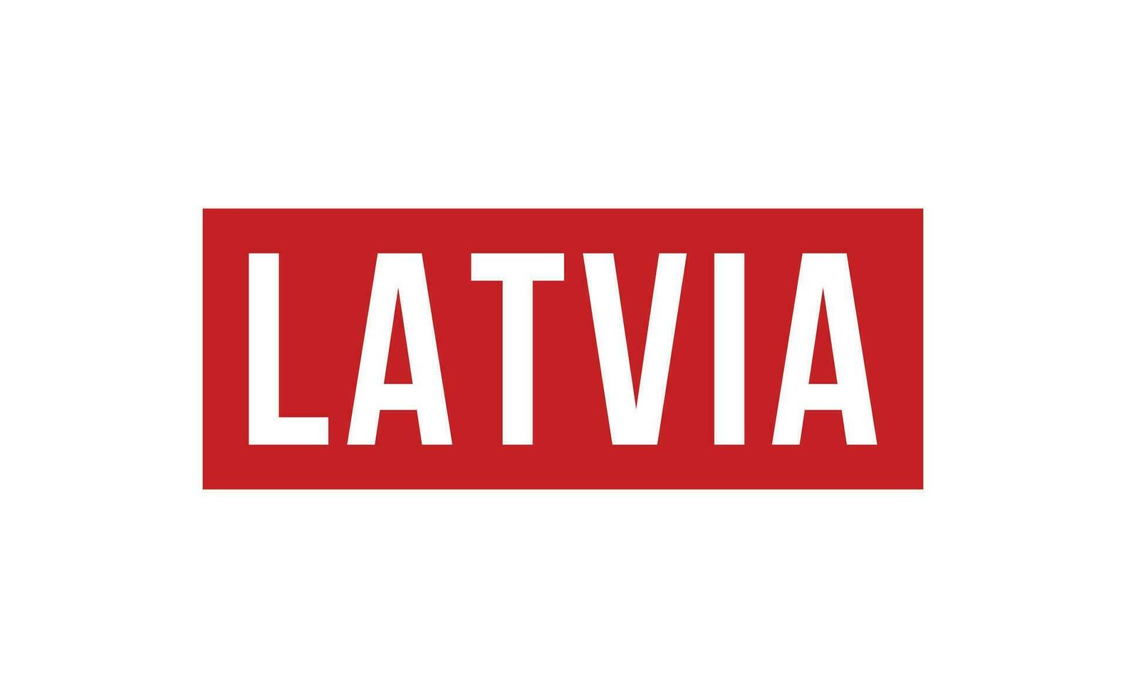 Letland rubber postzegel zegel vector