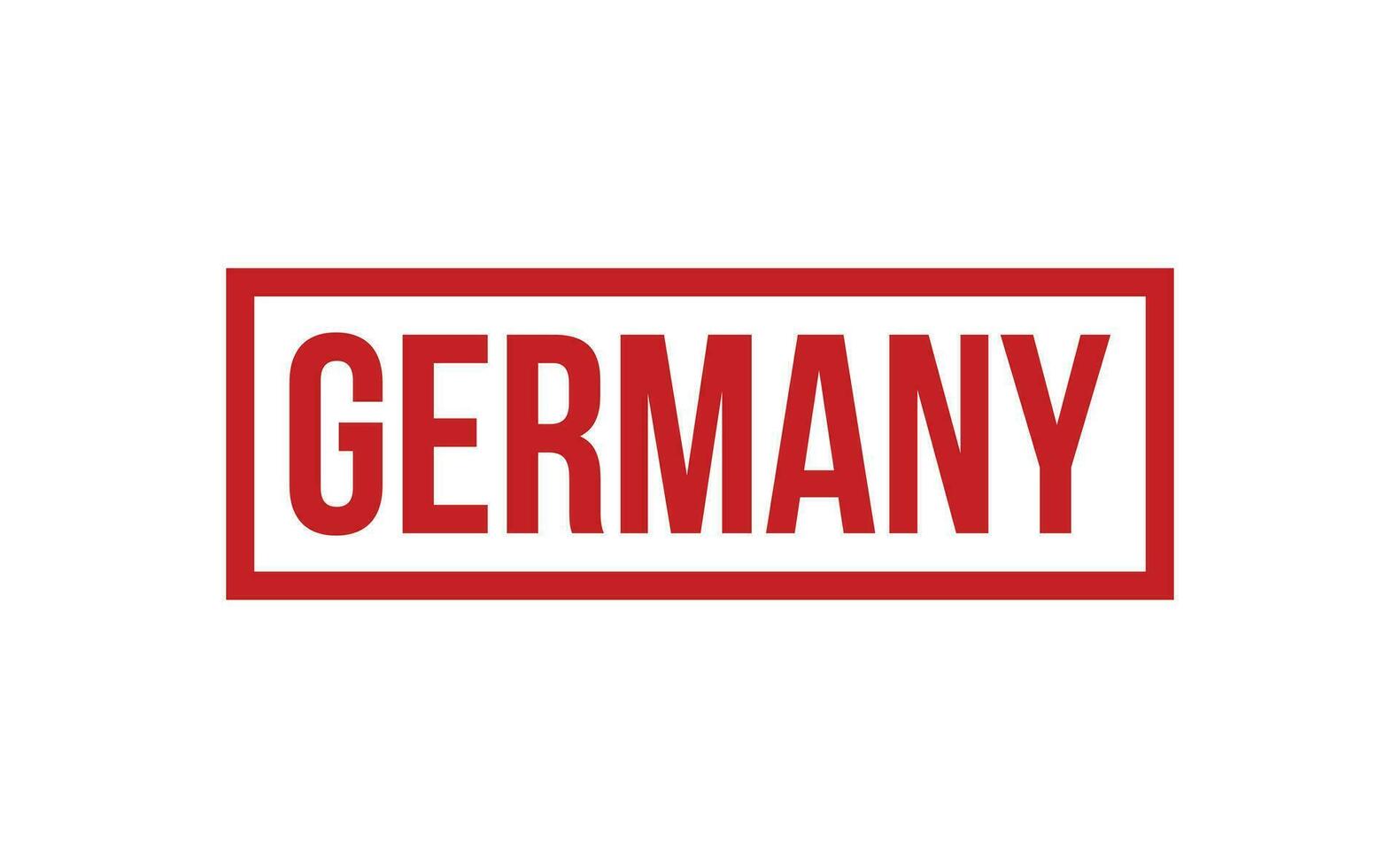Duitsland rubber postzegel zegel vector