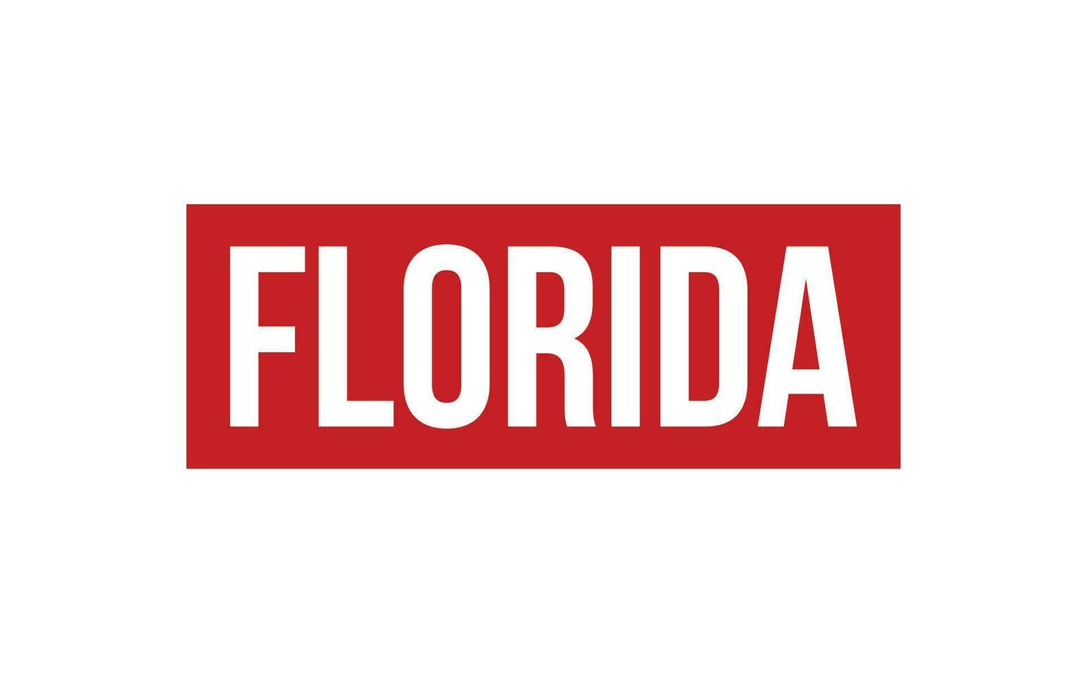Florida rubber postzegel zegel vector