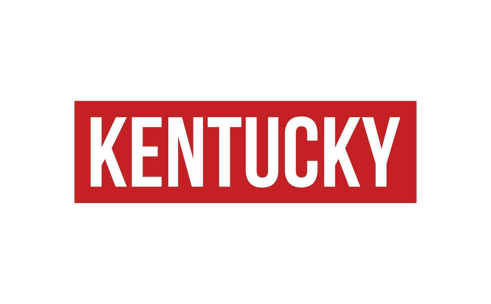 Kentucky rubber postzegel zegel vector