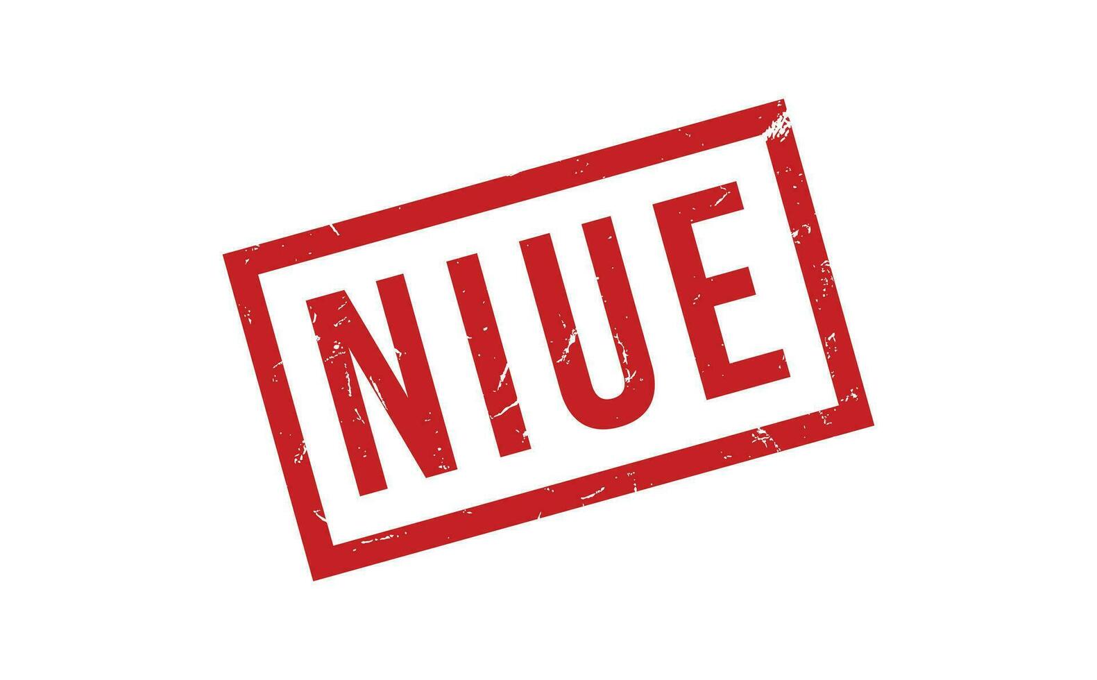 niue rubber postzegel zegel vector