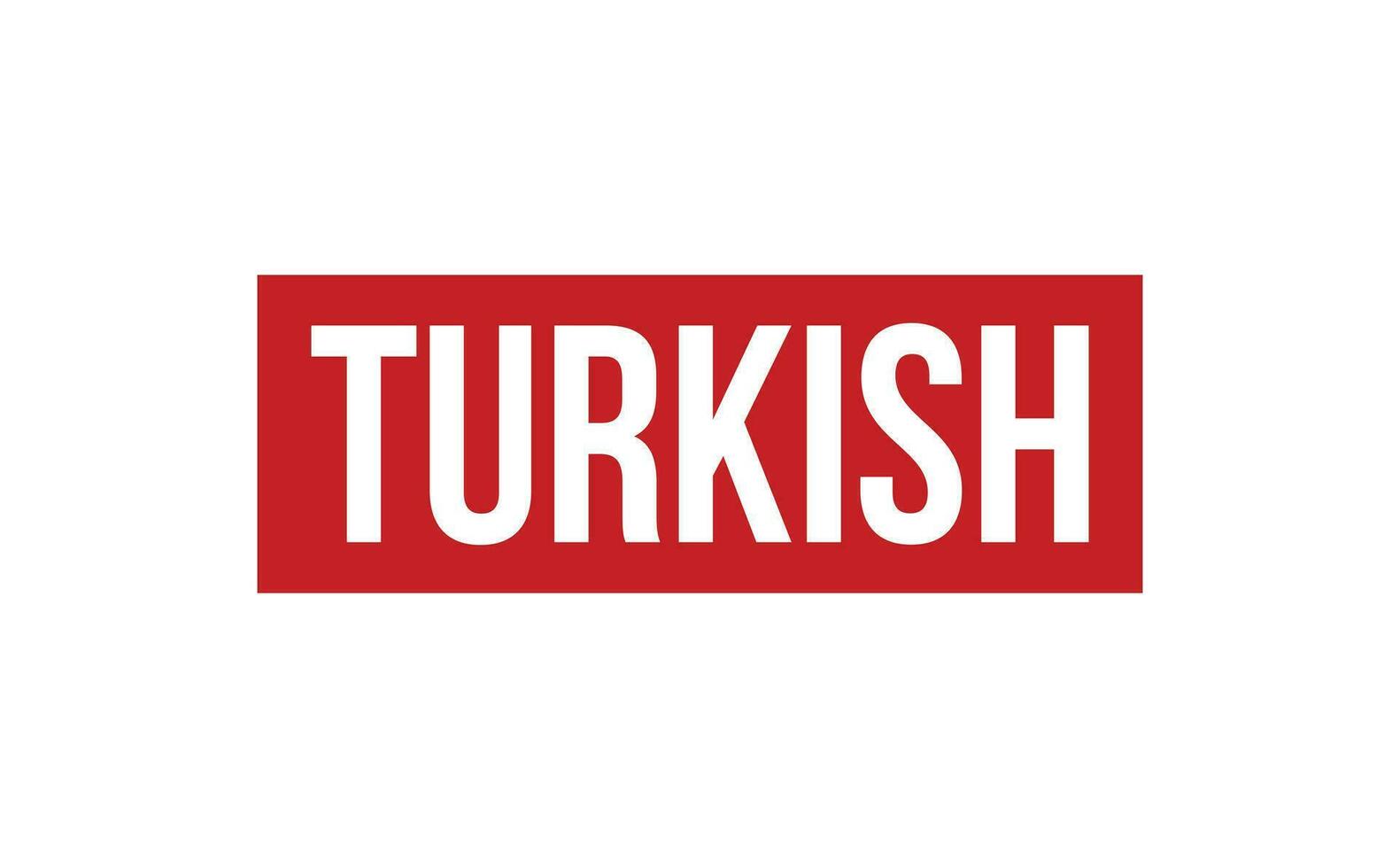 Turks rubber postzegel zegel vector