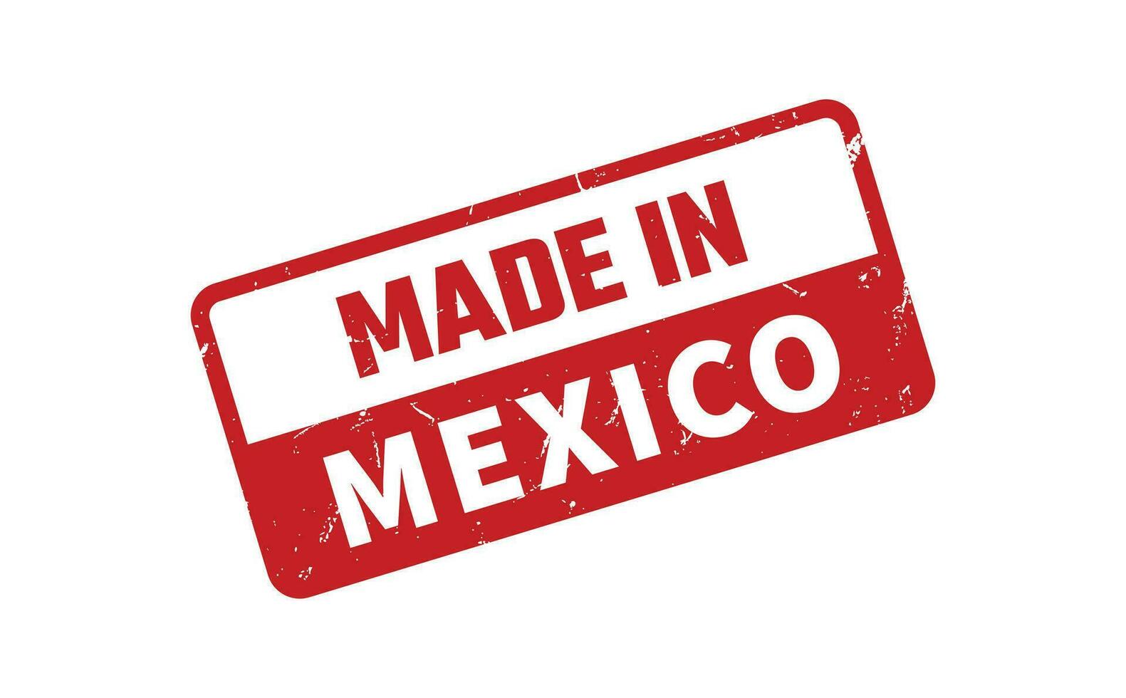 gemaakt in Mexico rubber postzegel vector