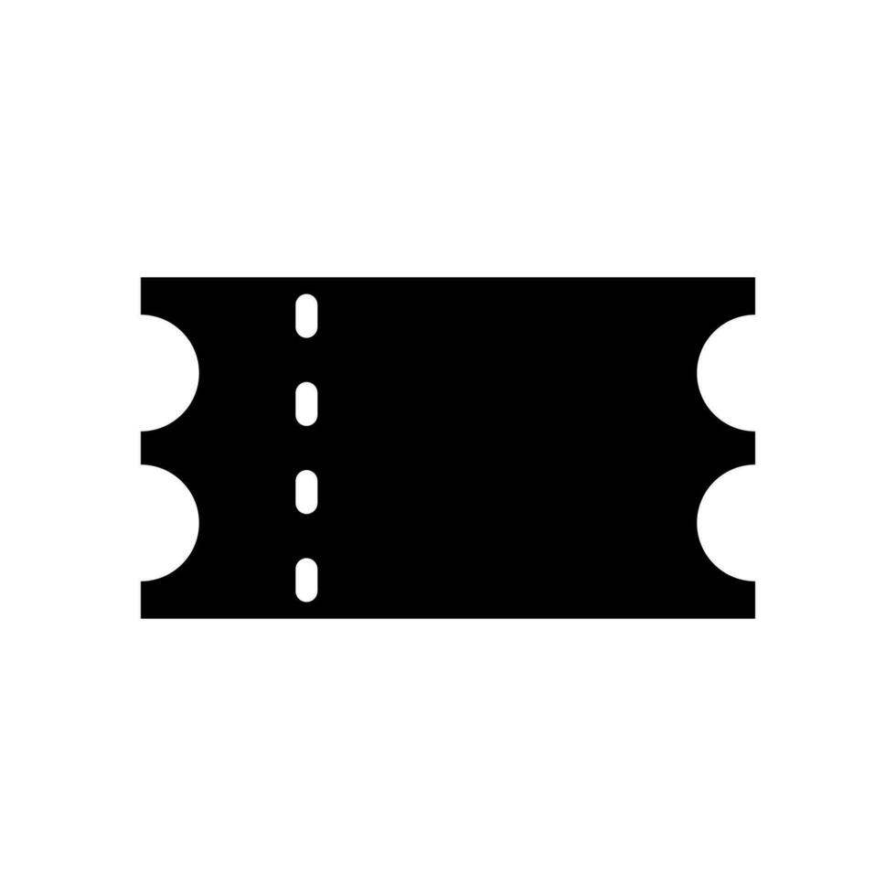 ticket vector icoon, bioscoop symbool. gemakkelijk, vlak ontwerp voor website of mobiel app