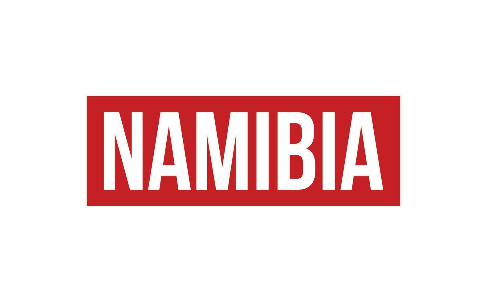 Namibië rubber postzegel zegel vector