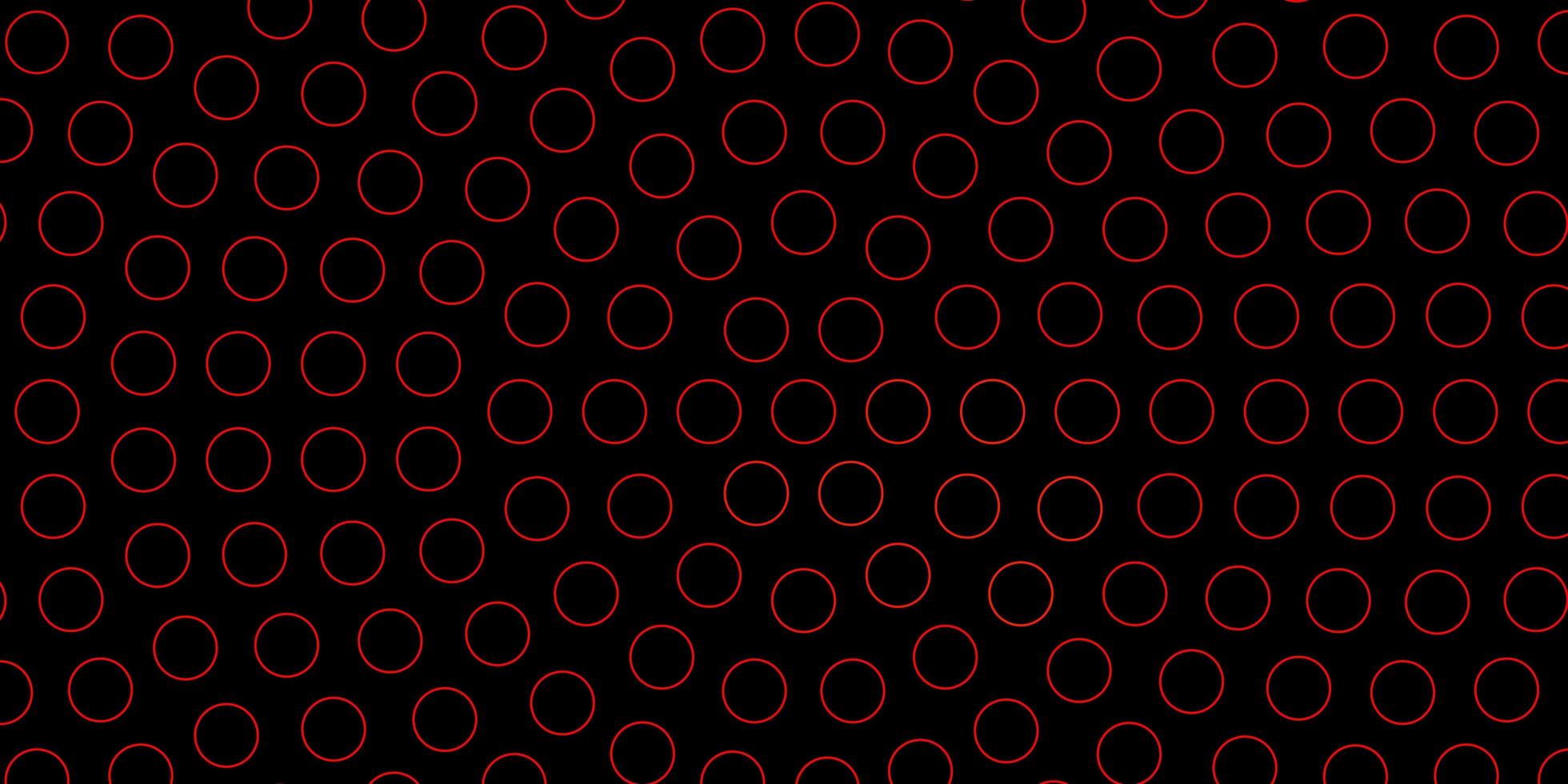 donkerrode gele vectorachtergrond met cirkels abstracte kleurrijke schijven op eenvoudig gradiëntpatroon als achtergrond voor boekjes folders vector