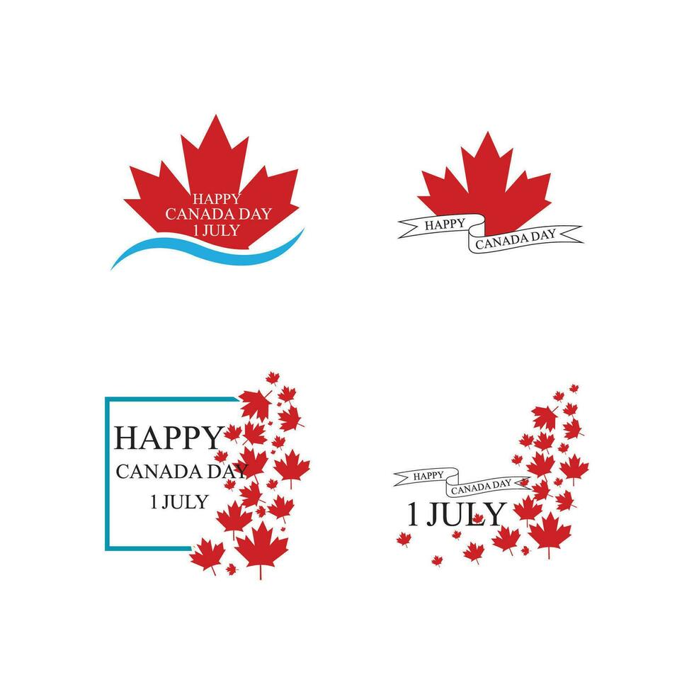 Canada dag logo vector