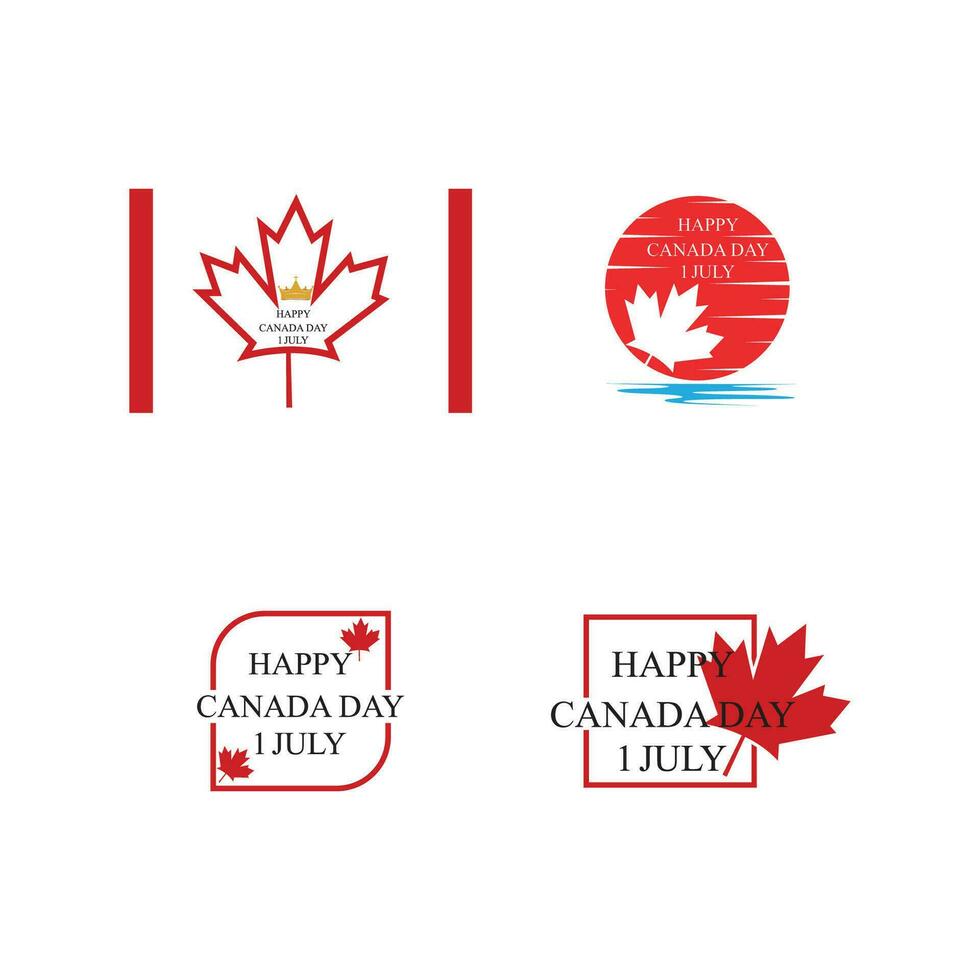 Canada dag logo vector