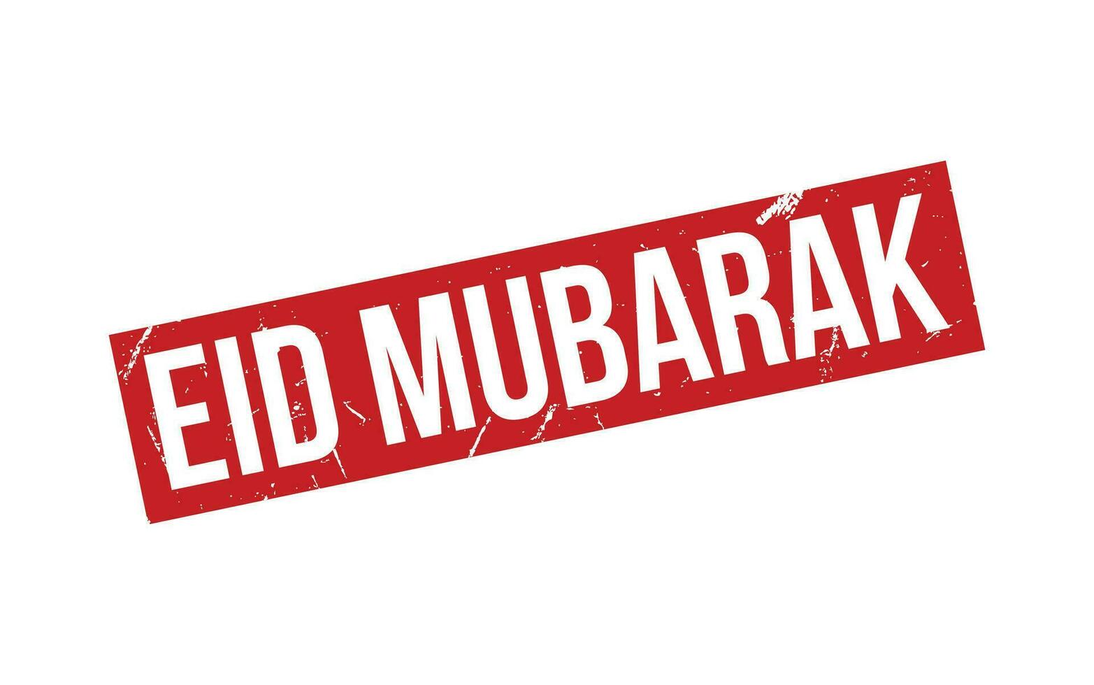 eid mubarak rubber postzegel zegel vector