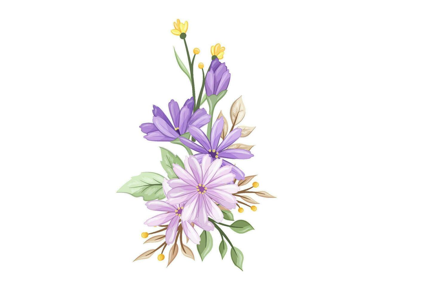bloem bouqet kunst illustratie vector