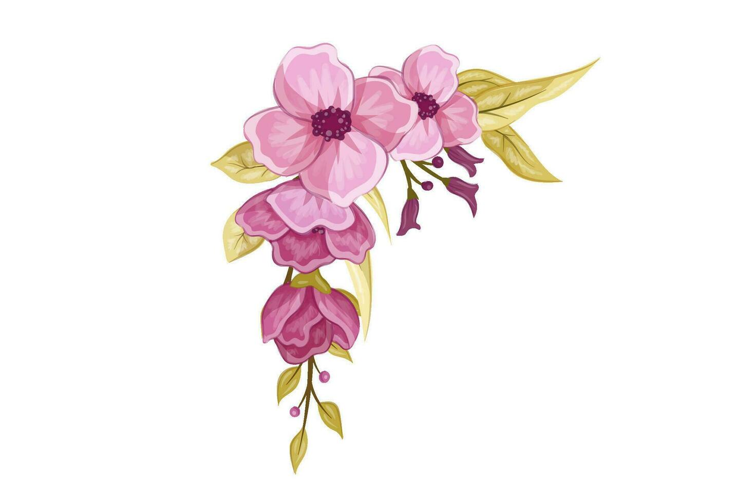bloem bouqet kunst illustratie vector