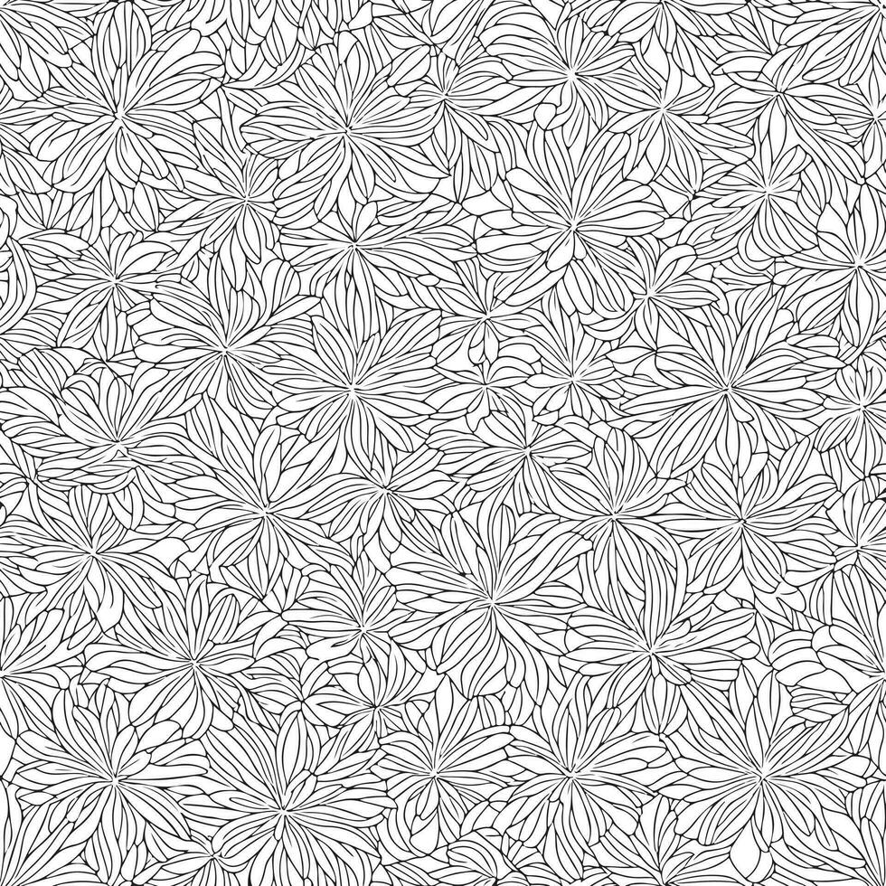 bloemen naadloos patroon. diagonaal bloem lijnen patroon achtergrond. vlak abstract bloem lijnen patroon. Rechtdoor strepen structuur achtergrond. lijn patroon vector illustratie achtergrond.