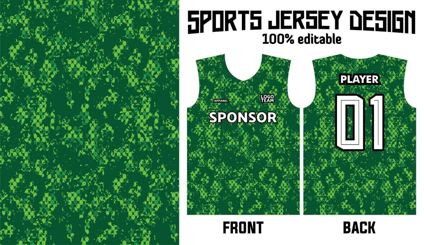 abstract groen achtergrond Jersey ontwerp voor sport uniform vector