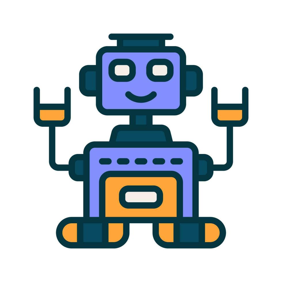 robot icoon voor uw website, mobiel, presentatie, en logo ontwerp. vector